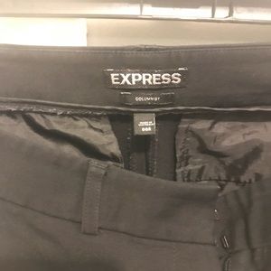 Black ankle Express pants